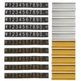 thumbnail image 1 of Shisuyan Price Tags Disassemble Connected Tags Silver 10Pcs 2.4X0.7X0.2In, 1 of 8