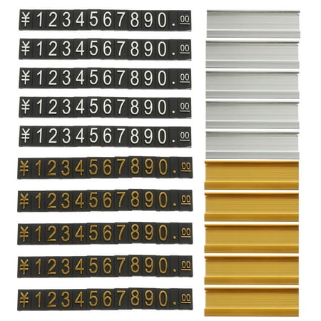 unbranded 10 Pcs Aluminum Alloy Price Tag Pricing Tags Shopping