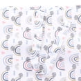thumbnail image 2 of Diaper Changing Pad Waterproof Foldable Portable Nylon Baby Changing Mat for Home Car Outdoor White Rainbows, 2 of 4