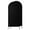 Black, variant on Pure Black Wedding Arch Cover, Stretchy Spandex Arch Backdrop Stand Covers 4 FT, Simple Solid Color Round Top Arched Backdrop Cover for Birthday Party Ceremony Baby Shower Event