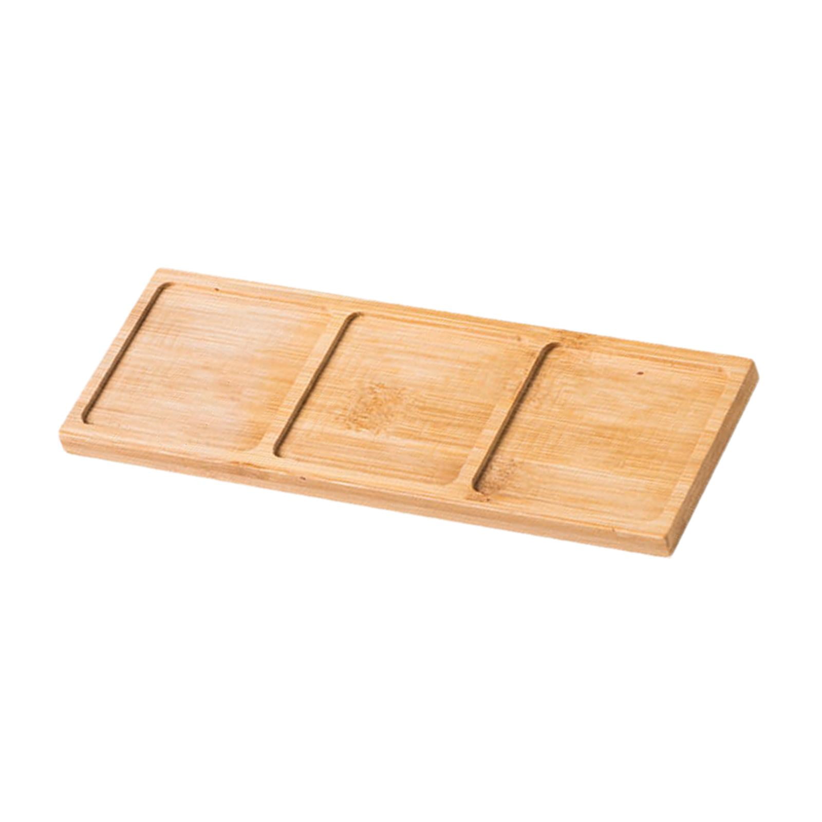Modern Wooden Service Tray Food Storage Tray Food Dispenser Display