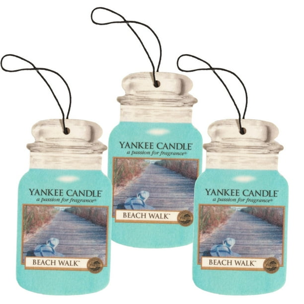 Yankee Candle Car Jar Classic Auto ,Home & Office Air Freshener Beach