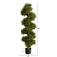 thumbnail image 2 of Nearly Natural 46" Spiral Boxwood Artificial Topiary Tree, 2 of 4