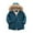 Blue, variant on 2DXuixsh Winter Coats for Boys Size 10/12 Kids Boy's Coats Quilted Pu-Ffer Lined Jacket Thick Winter Coats Hooded Winter Water-Proof Par-Ka Outerwear Kid Coat Boy Polyester Green 110