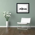 thumbnail image 3 of Trademark Fine Art "San Diego CA Skyline B&W" Canvas Art by Michael Tompsett, White Matte, Black Frame, 3 of 4