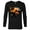 Black, variant on Disney 100 Nightmare Before Christmas Halloween Necks Victim - Long Sleeve T-Shirt for Men - Customized-Athletic Heather