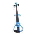 thumbnail image 1 of MERIGLARE Electric Violin 4/4 Playing with Bag Professional Stage Performance 4 String Blue, 1 of 9