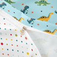 thumbnail image 4 of Homewish Kawaii Dino Twin Duvet Cover,Cartoon Wildlife Twin Bedding,Blue,Polkadot Reversible,2 Pieces,1 Duvet Cover and 1 Pillowcase, 4 of 6