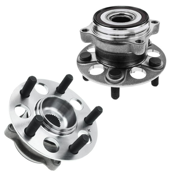 Detroit Axle - FWD Rear Wheel Bearing Hubs for 2017 2018 2019 2020 Honda Ridgeline Wheel Bearing and Hubs Assembly Pair Wheel Bearing Hubs Replacement