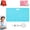 Blue, variant on 2026 Erasable Badge Note, Reusable Erasable Whiteboard, Vertical/Horizontal Pocket Notebook with Badges Clip, Ballpoint Pen Write&Alcohol Wipeable Notepad for Nurses Doctors