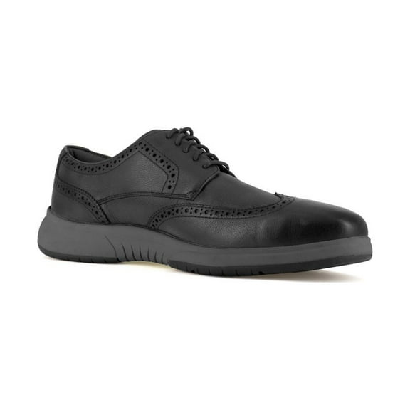 Men's Florsheim Steel Toe Wingtip Work Shoe FS2624, Black