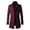Wine, variant on Fgnfyis Mens Jackets Solid Color Lengthened Prom Jacket Suit Long Sleeved Stand Collar Trench Fit Formal Banquet Winter Coats for Men Navy XXXXL