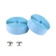 thumbnail image 1 of Soidarity Cinta para manillar de bicicletas con enchufe de barra Empuñaduras de amortiguación para ciclismo Envolturas Cintas transpirables de espuma de Ciclismo Azul claro Soidarity OD025123-05, 1 of 6