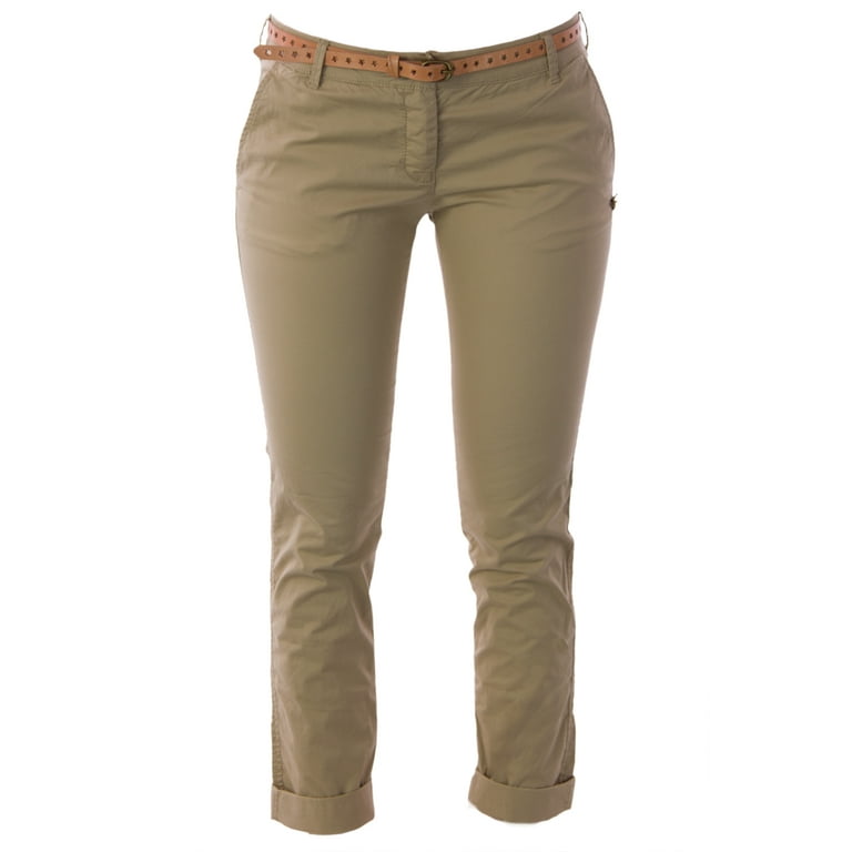 Scotch Soda Maison Scotch Women s Lightweight Belted Chinos 31W x 34L Sand Walmart