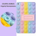 thumbnail image 2 of Case For Ipad 10th Generation Case - Bubble Fidget Sensory Ipad 10 10.9" Case For Kids Stylish Rainbow Soft Release Stress Shockproof Case With Fold Stand, 2 of 5