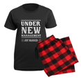 thumbnail image 5 of CafePress - Under New Management Just Married Pajamas - Women's Short Sleeve Print T-Shirt and Pants Dark Cotton Pajama Set, 5 of 7