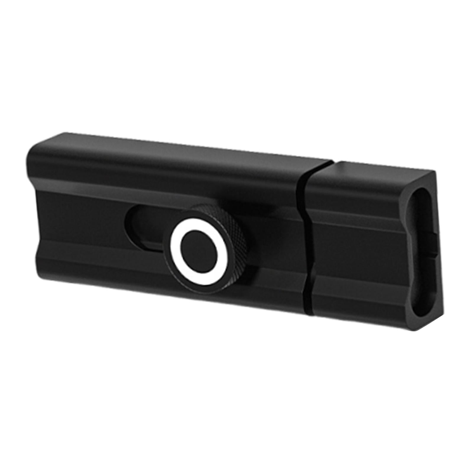 Slide Bolt Door Latch Barrel Bolt Lock Self Adhesive Aluminum Alloy Construction for Home Bedroom Garage Use