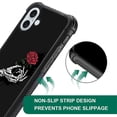 thumbnail image 6 of FKBRCL4U Compatible With iPhone 16 Plus Case, Skull Hand Holding Rose Pattern For Girl Ultra Protection Shockproof Soft Silicone TPU Non-Slip Back, 6 of 7