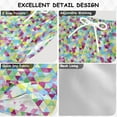 thumbnail image 4 of joogoo Boys Swim Trunks Triangle Geometric Beach Board Shorts Drawstring Swimsuit XS, 4 of 6