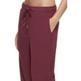 thumbnail image 3 of Calvin Klein Women's Ribbed Track Pants Red Size Large, 3 of 3