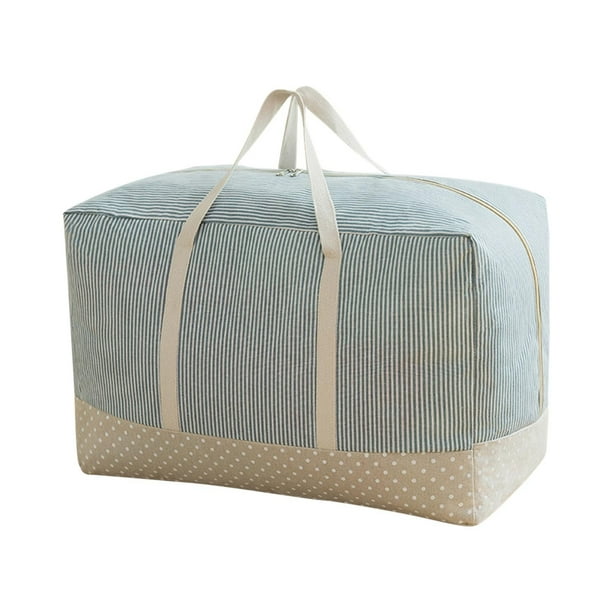 Yhmxh Organizadores y almacenamiento Bolsa de almacenamiento para colchas gruesas y de lino, lavable, suave y para mudanzas. Almacenamiento de ducha Almacenamiento de juguetes