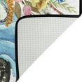 thumbnail image 5 of SKYSONIC 36x24in Colorful Flowers Car Area Rug, Watercolor Summer Floral Non-Slip Floor Carpet for Indoor Living Dining Room Bedroom, 5 of 7