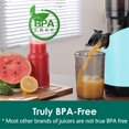thumbnail image 4 of Fretta Cold Press Juicer Machines, Slow Masticating Juicer with 5.3" Extra Large Feed Chute Fit Whole Fruits & Vegetables, Self Feeding Effortless for Batch Juicing, BPA Free 250W (Blue), 4 of 8