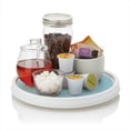 thumbnail image 5 of Copco Non-Skid Pantry Cabinet Lazy Susan Turntable, 12-inch, White/Aqua, 5 of 6