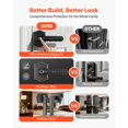 thumbnail image 6 of Fingerprint Door Lock Set Electronic Biometric Knob Keyless Entry Door Lock with Handle Auto Locking One Time Code Anti Peeking Password Easy Installation for Home Apartment Matte Black, 6 of 12