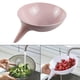 thumbnail image 4 of Colador de plástico doméstico para escurrir ensaladas, espaguetis y frutos rojos. Rosa, 4 of 8