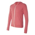 thumbnail image 2 of BELLA + CANVAS - Unisex Triblend Lightweight Full-Zip Hooded Long Sleeve Tee - 3939, 2 of 5