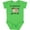 Apple Green, variant on Inktastic My Godmother Loves Me with Sloth and Hearts Boys or Girls Baby Bodysuit