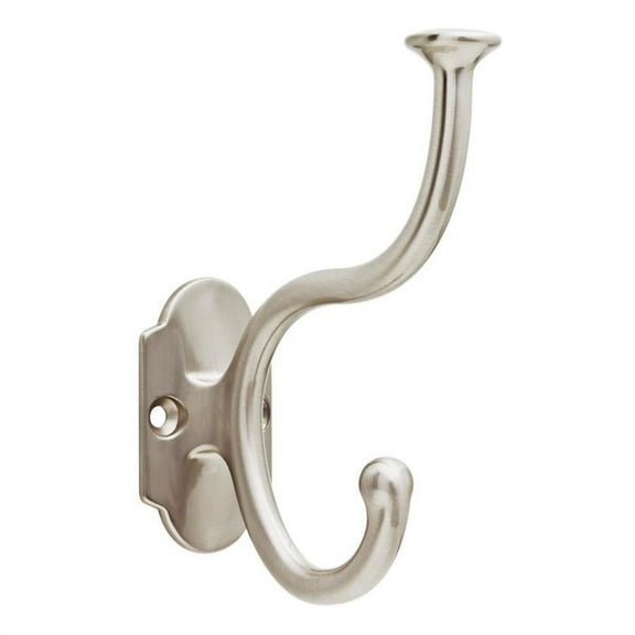 Liberty B37312J-SN Satin Nickel Curved Arch Garment, Coat, Hat, Robe Hook