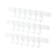 thumbnail image 1 of 3pcs cuarto de baño autoadhesivo gancho para colgar en la pared toallero con 6 ganchos de suspensión, 1 of 4