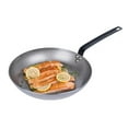thumbnail image 2 of Restaurantware-Met Lux 13 Inch Fry Pan, 1 No-Stick Frying Pan - Induction-Ready, Triple-Riveted, Silver Carbon Steel Cooking Skillet, Durable, For Searing, Sauteing, And Browning Food, 2 of 10
