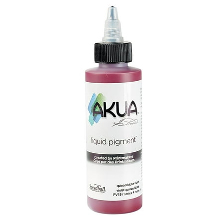 UPC: 0893419000088 | Speedball Akua Liquid Pigment Quinacridone Violet 4 oz.