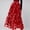 Red, variant on FAOWME Women's Skirt High Waist Solid Color Polka Dot Design A Line Retro Style Comfortable Fashion Skirts For Casual Daily Wear,Beige,L