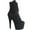 Black Faux Suede/Black Faux Suede, variant on Women's Pleaser Adore 1020FS Bootie