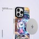 thumbnail image 2 of JAUCASE For iPhone 16 Pro Case Compatible with MagSafe Bear Pattern PC+TPU Matte Phone Cover - Summe, 2 of 4