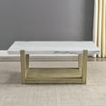 thumbnail image 2 of Steve Silver Perth Modern 50" Rectangle Coffee Table, White, 2 of 7