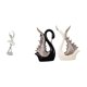 thumbnail image 1 of Figuras modernas de bailarina y cisne, escultura de cerámica, adorno creativo para escritorio, dormitorio, oficina, estantería, aniversario, chimenea,, 1 of 8