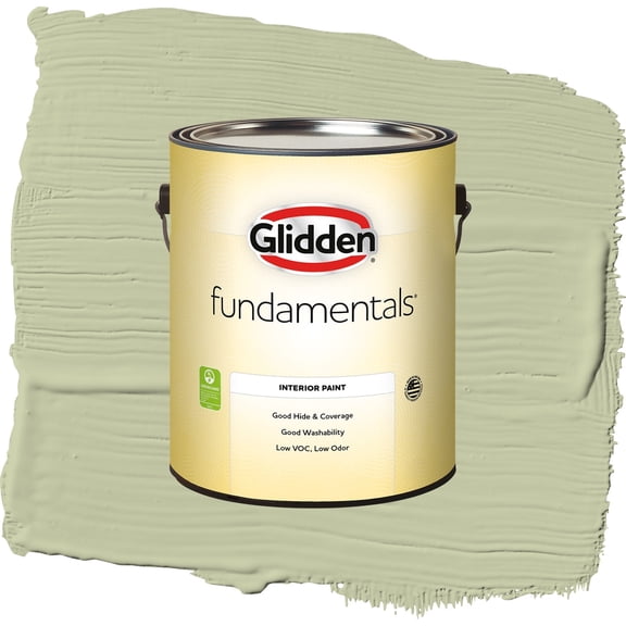 Glidden Fundamentals Sage Splendor / Green, Eggshell Interior Paint, 1 Gallon
