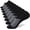 Anti Odor - 8 Black, variant on No Show Socks for Men 6/8 pack Cotton Thin Low Cut Non Slip for Loafer Flats Sneakers 5-8/9-11/12-15