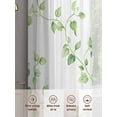 thumbnail image 3 of Sage Green Branches Sheer Curtains for Living Room Bedroom Spring Watercolor Branches Botanical Sheer Curtains 96 Inch Long 2 Panels Set Light Filtering Curtain Window Treatments Drapes, 3 of 6
