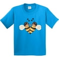 thumbnail image 3 of Inktastic Valentine's Day Bumble Bees Youth T-Shirt, 3 of 5