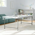 thumbnail image 3 of Flash Furniture Paige 4.93' Rectangular Plastic Kids Activity Table, White, 3 of 17
