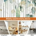 thumbnail image 7 of Lfeey Plant Printed White Curtains, Room Darkening for Bedroom Living Room Decor, Rod Pocket Design, 84 Inch Length, 2 Panels, 7 of 7