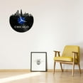 thumbnail image 3 of Chicago Cityscape 2 12 Inch Vinyl Record Wall Clock - Silent, Creative, and Unique Clock for Living Room, Entryway, or Bedroom Decor - Perfect Gift Idea(12 inchs B without LED), 3 of 6