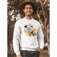 thumbnail image 2 of Autumn Abstract Design. Sweatshirt Men -Image by Shutterstock, Male XX-Large, 2 of 4