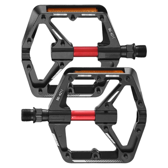 2lots Road Bike Bearing Pedals Colorful Sealeds Bearing Cycling Foot Pedals for Mountain Cycling